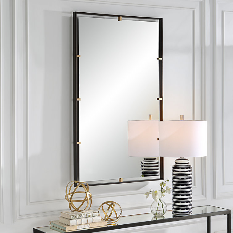 Rectangle Metal Wall Mirror & Reviews Birch Lane